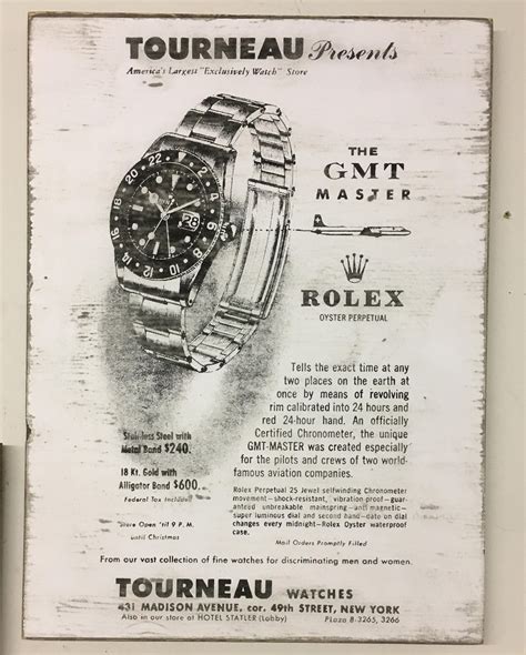 Vintage Rolex GMT Ads 